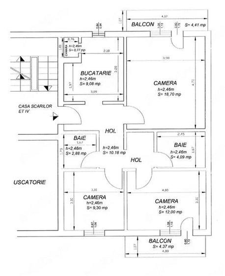 Vazare apartament 3 camere decomandate in Grigorescu- zona Biomedica