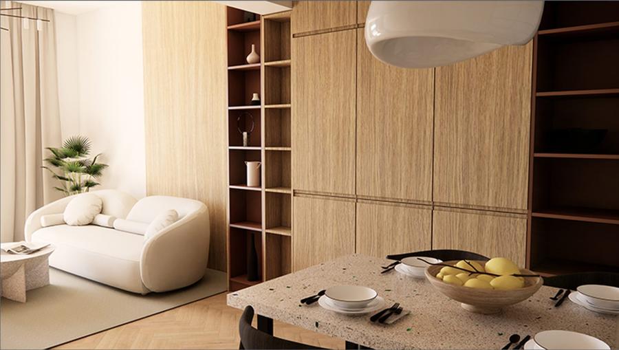 Apartament decomandat cu 2 camere in Quartz Residence