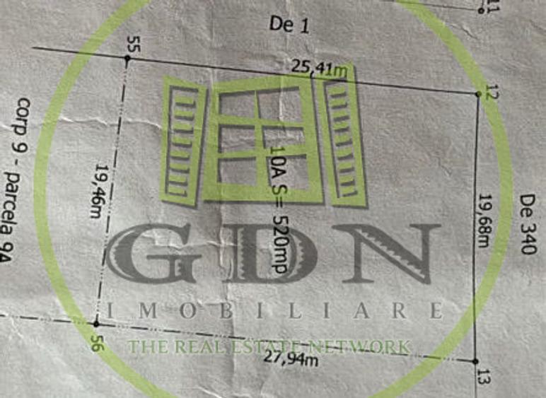Teren intravilan 520 mp, Comuna Malu Mare, zona Profi