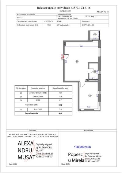 Comision 0-Dezvoltator 2 camere - 98.650eur, TVA inclusa, C.F la zi!