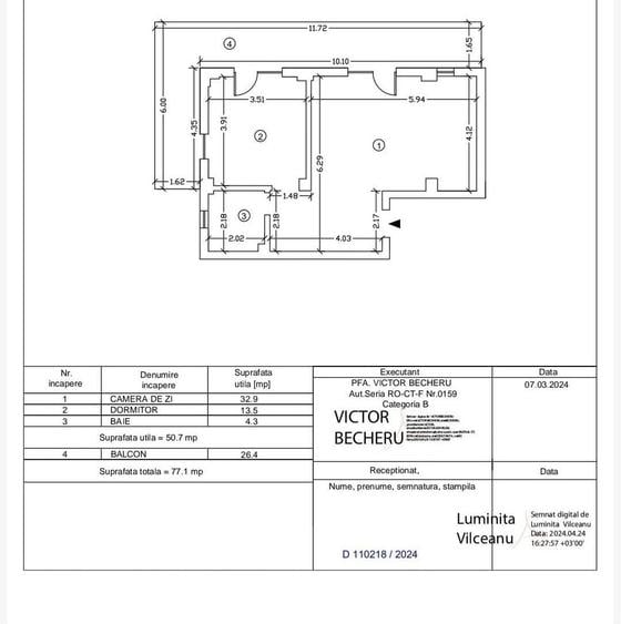 APARTAMENT 2 CAMERE PROMENADA, MAMAIA NORD