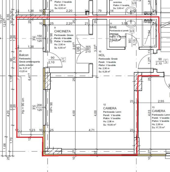 Cladire la gri – Mamaia Nord Lidl, cu  17 garsoniere si 2 apartamente