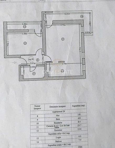 Chirie 2 Camere Decomandat Centrala Proprie - Metrou Preciziei - 11
