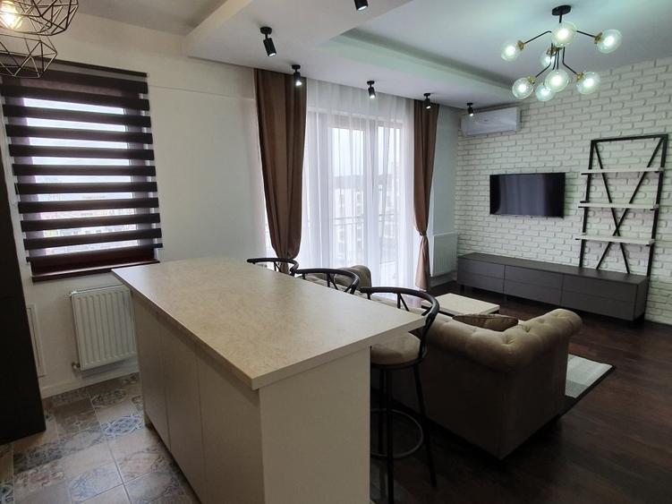 PF inchiriez ap de lux, 2 cam cu garaj, bloc nou complex Luminia, cartier Europa