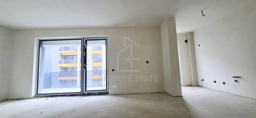 COMISION 0%!Apartament 2 camere,61mp, terasă,semifinisat, Intre Lacuri