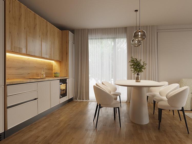 Apartament 3 camere, ansamblu cu circuit inchis, paza 24/7 acces facil
