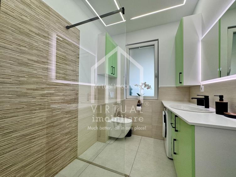 Penthouse cu 2 camere + terasa (55mp), parcare, bloc cu lift, etaj 7/7 - 10