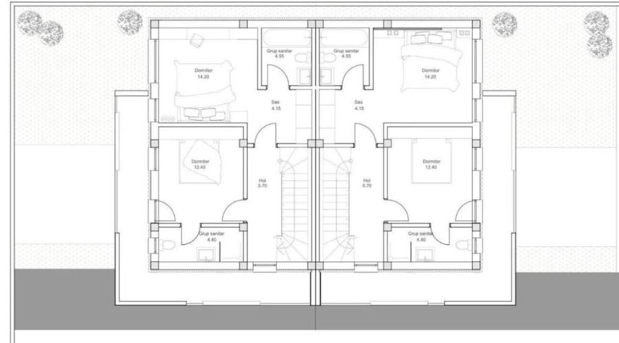 Vila tip duplex cu 5 camere in zona Matei Millo - Voluntari