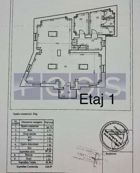 INCHIRIERE SPATIU COMERCIAL 300MP DACIA EMINESCU HORECA CABINET SALON