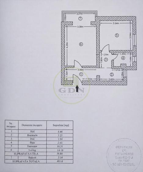Apartament 2 camere | Renovat integral | Centrala proprie | Etaj 3/4 | Mogosoaia