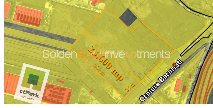 Teren de Vânzare Autorizat – Chitila | 23.600 mp | D: 85 m | - 8