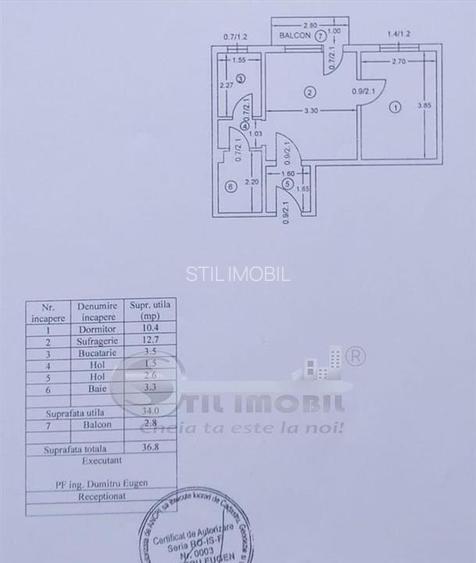 Apartament 2 camere, Podu Ros - Emil Racovita, etaj intermediar, bloc fara risc