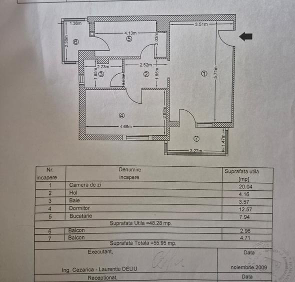 Apartament 2 camere cochet, renovat și complet mobilat – Citadella Titan