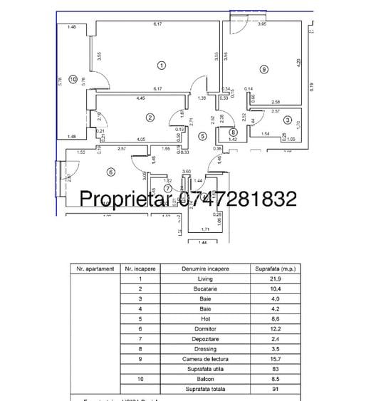 Apartament 3 Camere | Coresi Kasper Faza 5 - 16