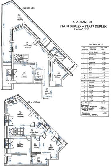 Penthouse duplex cu 5 camere, 3 bai | 244mp | Vedere panoramica - 3