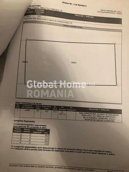 Teren intravilan 400MP | Chiajna | - 2