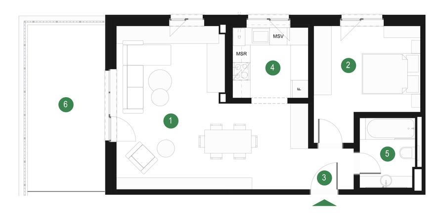 Apartament 2 camere Olga Gudynn - Pădurea Băneasa - zona Pipera - 1