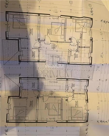 Duplex despartit prin camera tehnica - teren generos - 4 dormitoare - 3