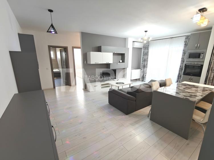 Apartament modern 3 camere - mobilat si utilat - balcon si parcare - 4