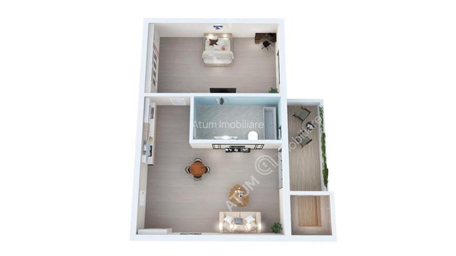 Apartament cu 2 camere si gradina proprie zona Lacul lui Binder - 5