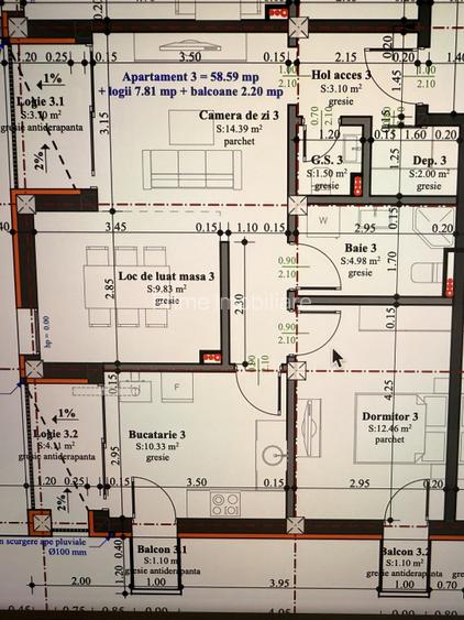APARTAMENT 3 CAMERE | 69 MP|  BLOC NOU | CETATE ZONA EXCLUSIVISTA - 5