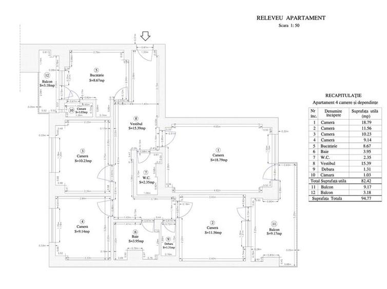Vanzare apartament 4 camere Circului - 2