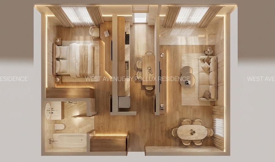 Apartament 2 camere decomandat | Ansambu Privat TVA inclus - 12