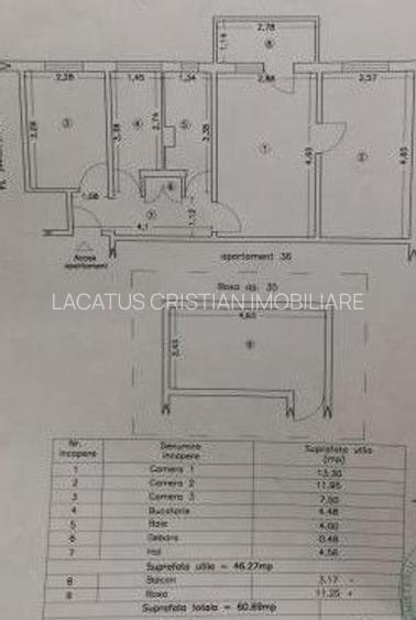 APARTAMENT 3 CAMERE SEMIDECOMANDAT CONFORT 2 ZONA KM 4-5 - 4