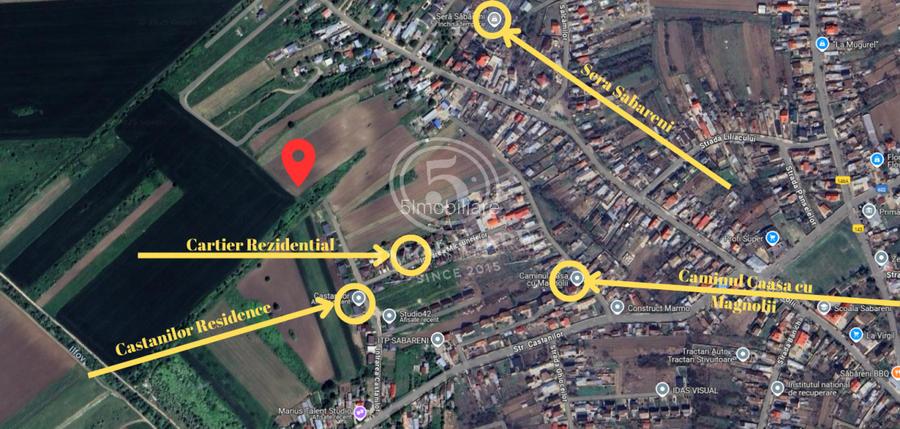 Sabareni in apropierea Padurii Cereanca- Teren de Vanzare - 2