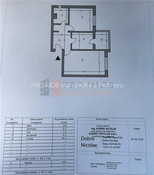 Exclusivitate! Apartament 2 camere cf 1 decomandat zona Brosteni - 17