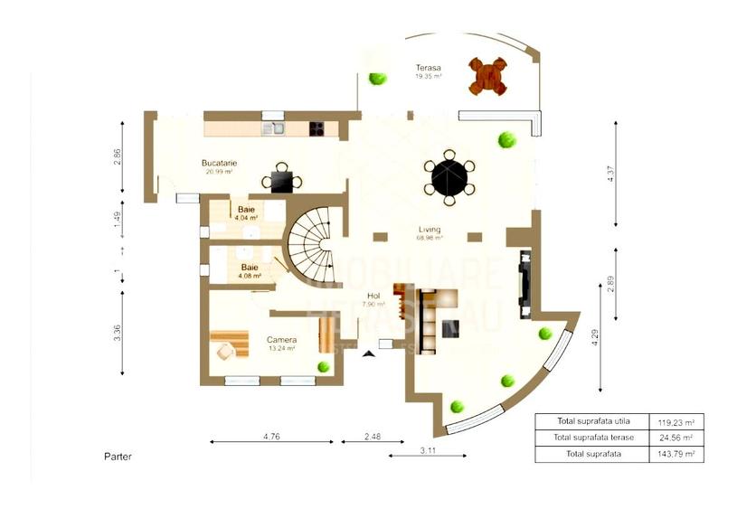 Vila speciala de vanzare 7 camere, cinema si sala de sport zona Herastrau - 10