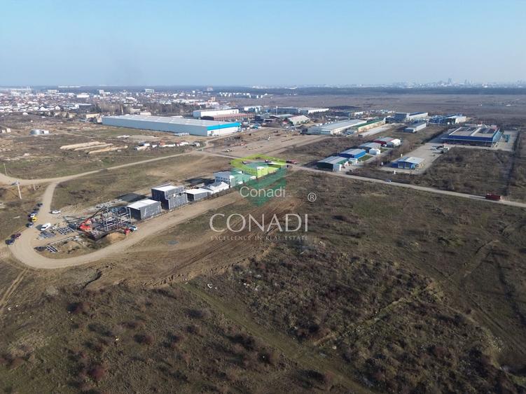 Teren de vanzare cu autorizatie pentru 2 hale - Otopeni - 10.000 mp - 8