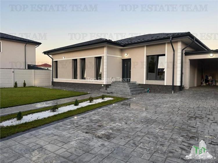 Casa inidividuala, superba pe parter, cu garaj si 4 camere spatioase, si toate u - 4