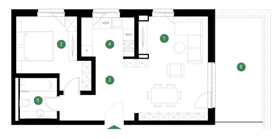 Apartament de vânzare 2 camere lângă Olga Gudynn | AISB - Pădurea Băneasa - 1