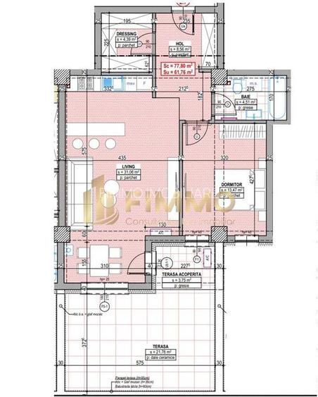 Apartamente 2 cam | 62mp | Terasa 22mp  | Traian Vuia | ID:1171 - 2