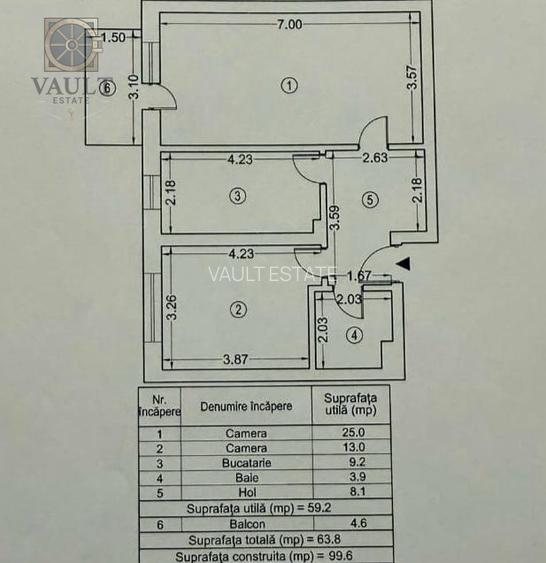 APARTAMENT 2 CAMERE-FINISAJE PREMIUM-MOBILAT UTILAT-PLAZA RESIDENCE - 7