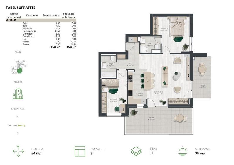 Penthouse - zona de Nord, Timisoara - Comision 0% - 1