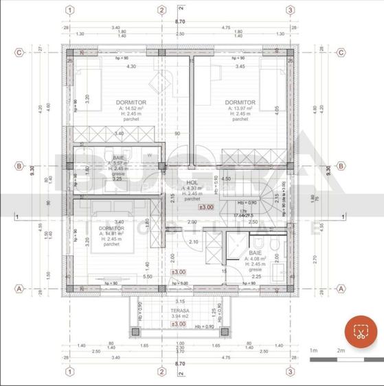 Casa individuala 120 mp, teren 450, zona Dezmir - 5