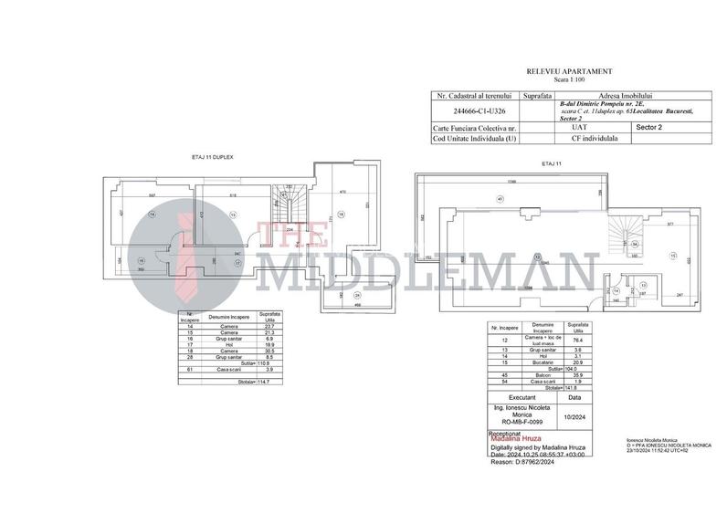 Duplex cu 4 camere - Aviatiei Tower - 26