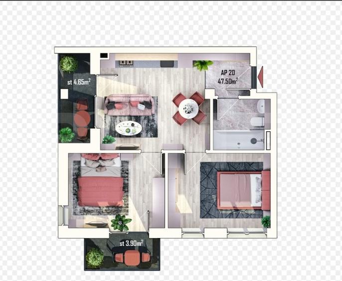 Apartament 3 camere Apahida | Complex Estimo | Ideal pentru o familie