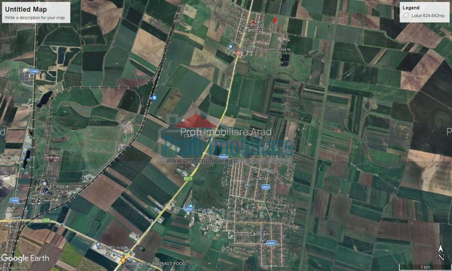 Vindem locuri de casa 540 sau 640mp in Zimand Cuz 7 km de Arad - 14