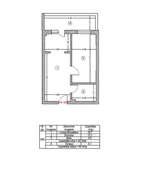 Metrou Berceni -  2 camere studio 45mp – finalizat tva 0%