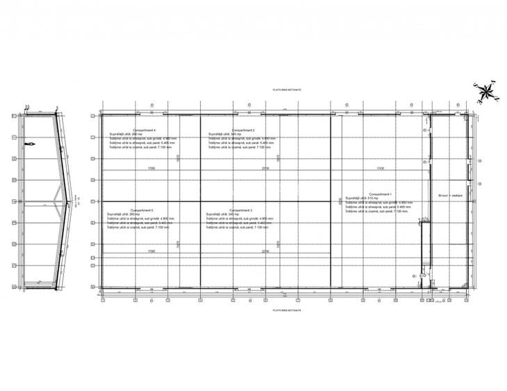 Ovidiu, EUROHALA, 720 mp., deschidere DN, standarde europene - 8