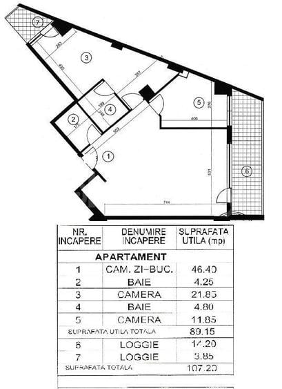 Apartament cu 3 camere, 2 bai | vedere Sat Francez - 1