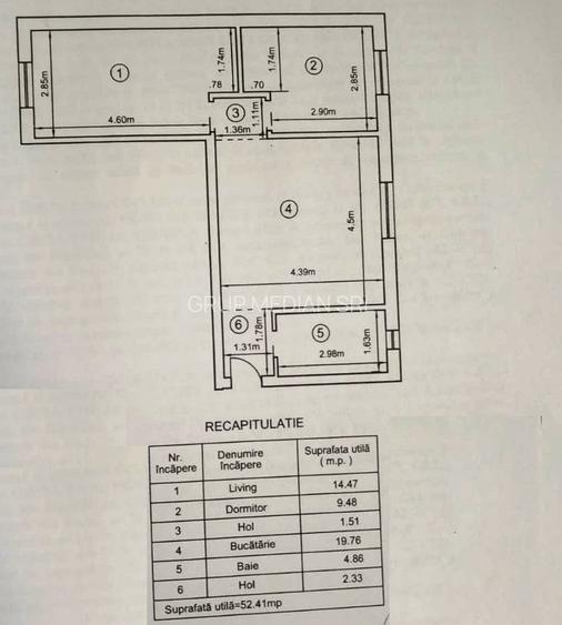 Apartament 3 camere ,mansardă zidita, centrala proprie – Zona Nord - 10