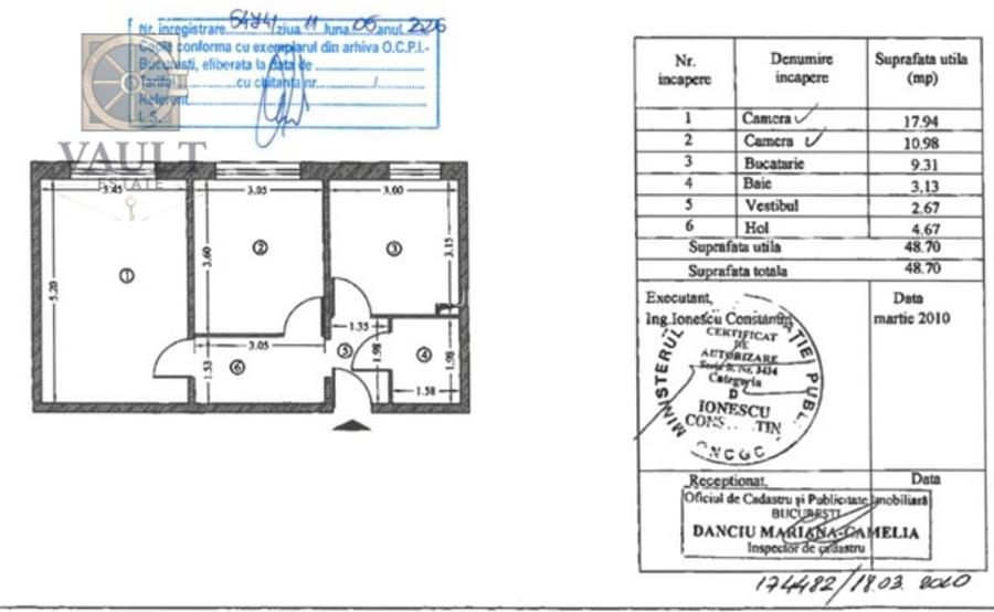 Apartament 2 camere - CENTRALA PROPRIE - zona OZANA - 1