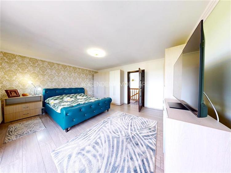 Vila luminoasa, gradina, priveliste panoramica spre munti, Harman, Brasov - 20