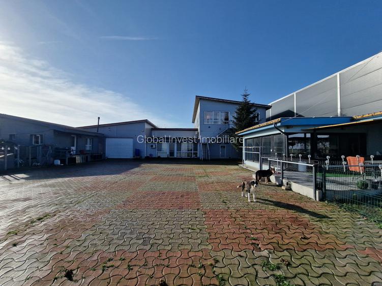 Hala 440mp, Apartamente 340mp, Garaj, teren 1500mp, acces facil - 38