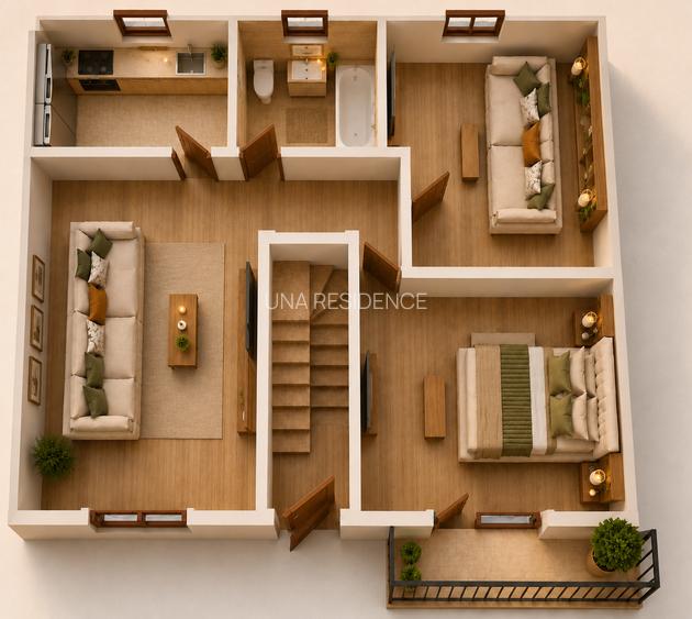 3 Camere | Etaj 1 în Vilă P+1 | Dublă Vedere | Încălzire în Pardoseală | Parcare - 9