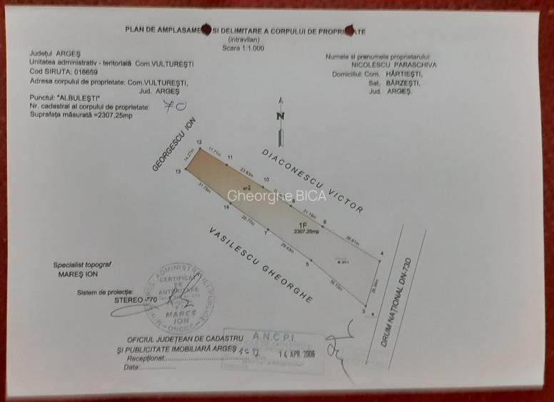 Teren intravilan, Cadastru și Studiu Geotehnic - 2